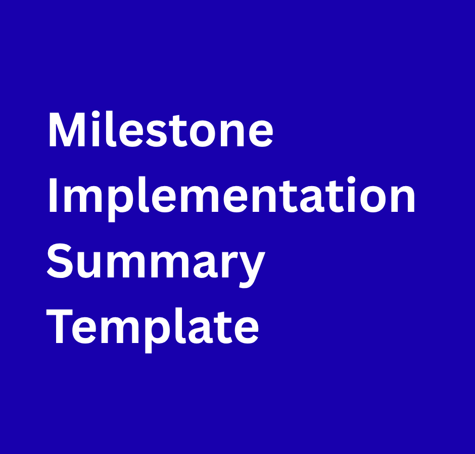 Milestone Implementation Summary Set2Close Milestone Implementation Summary Set2Close