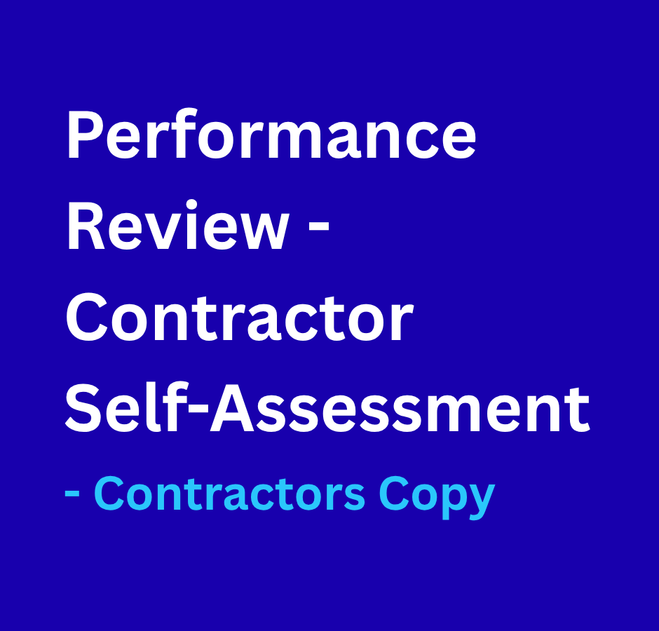 Performance Review -Contractor  Self-Assessment (1)